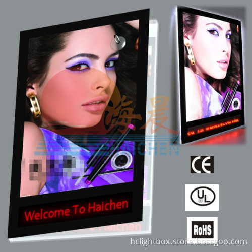 LED Crystal Display Light Box with Letters Display